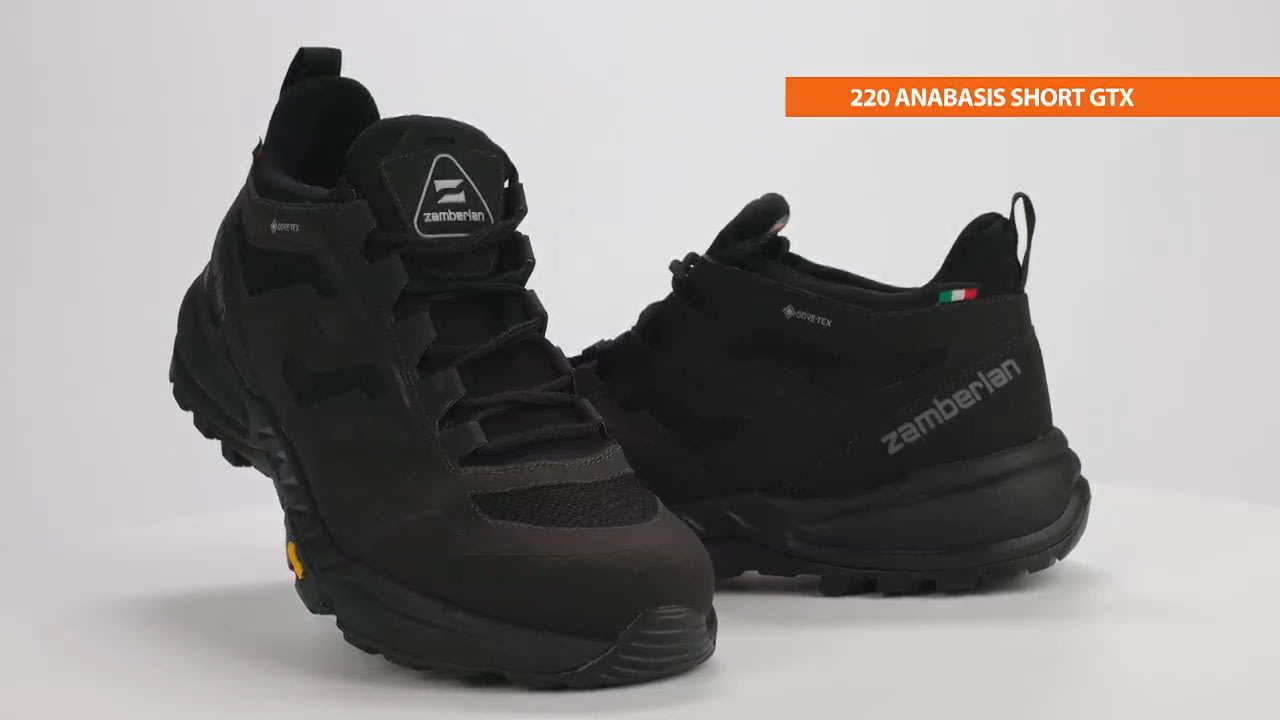 opplanet zamberlan 220 anabasis short gtx hiking shoes video