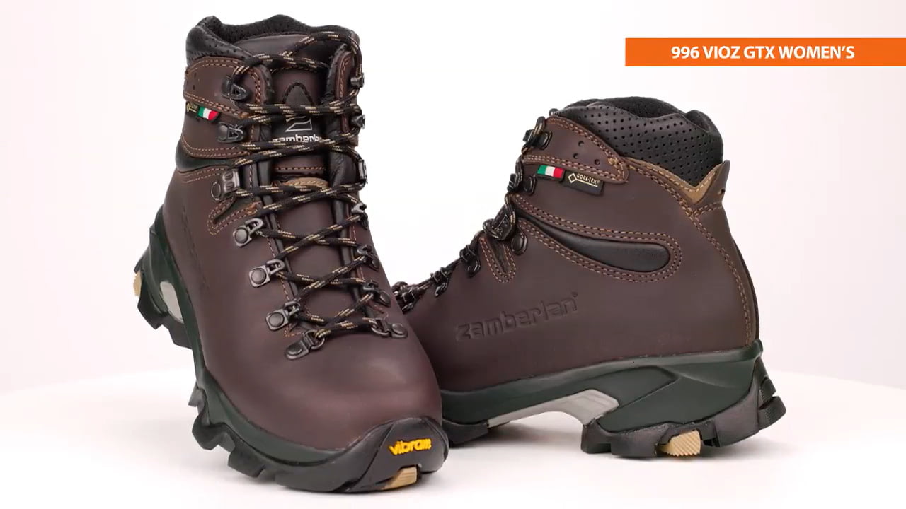 opplanet zamberlan 996 vioz gtx womens backpacking shoes video