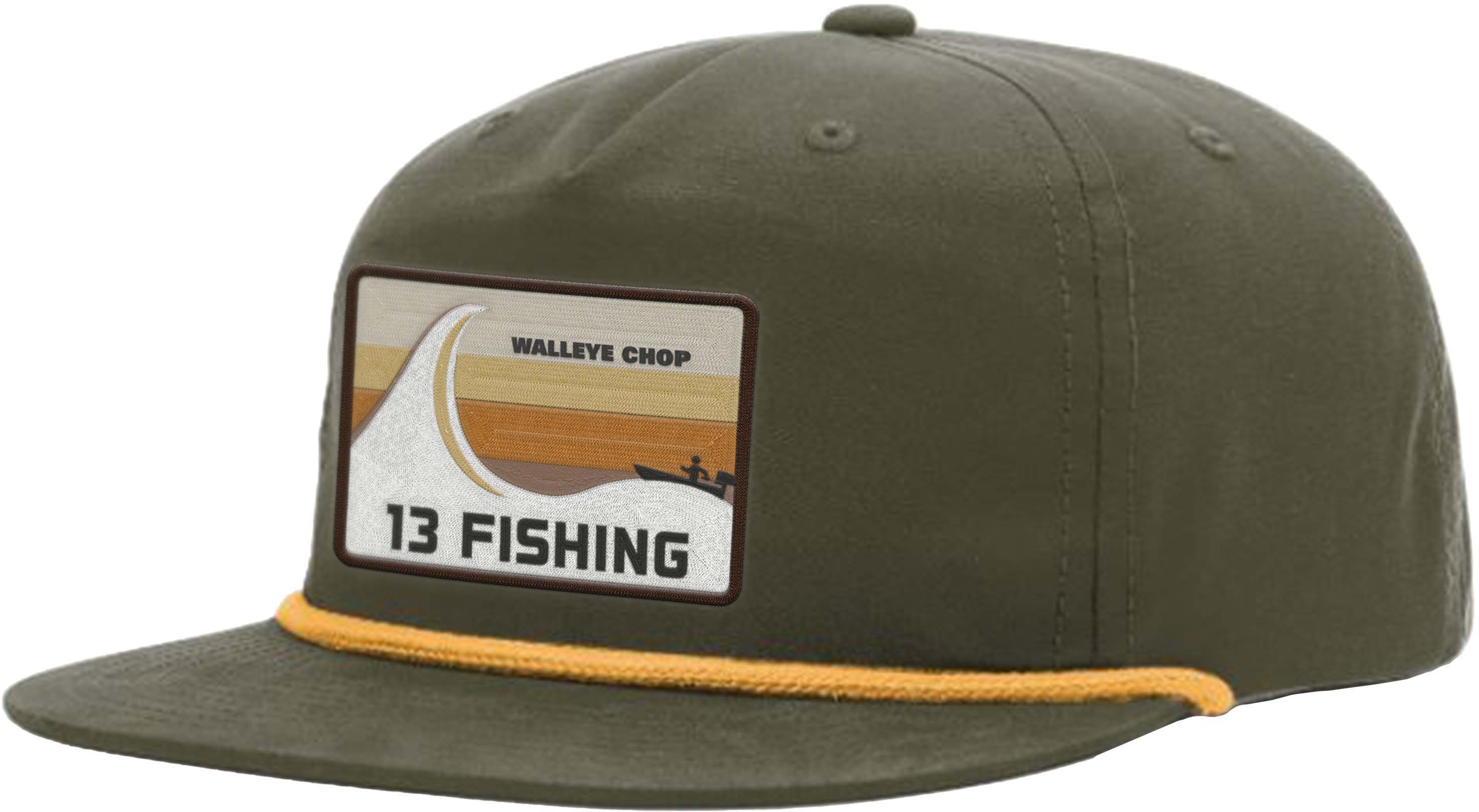 13 Fishing Walleye Chop Flat Brim Snapback Hat - Men's HFB9
