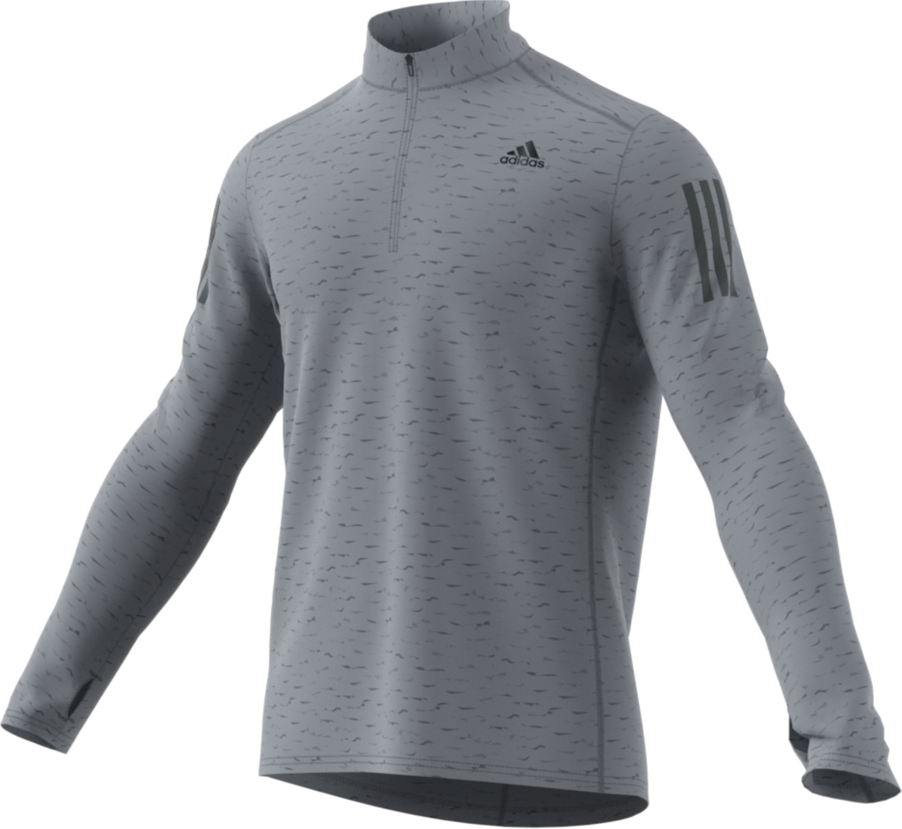 龍　硯 Adidas Terrex Response Long Sleeve Zip Tee - Men's — CampSaver