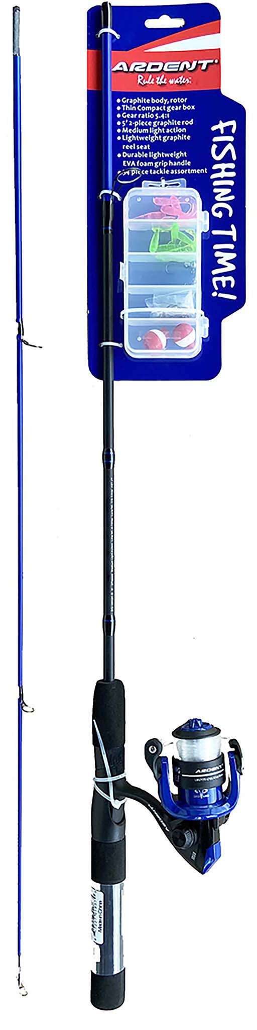 Ardent Fishing Time Spinning Combo - Kids  CampSaver