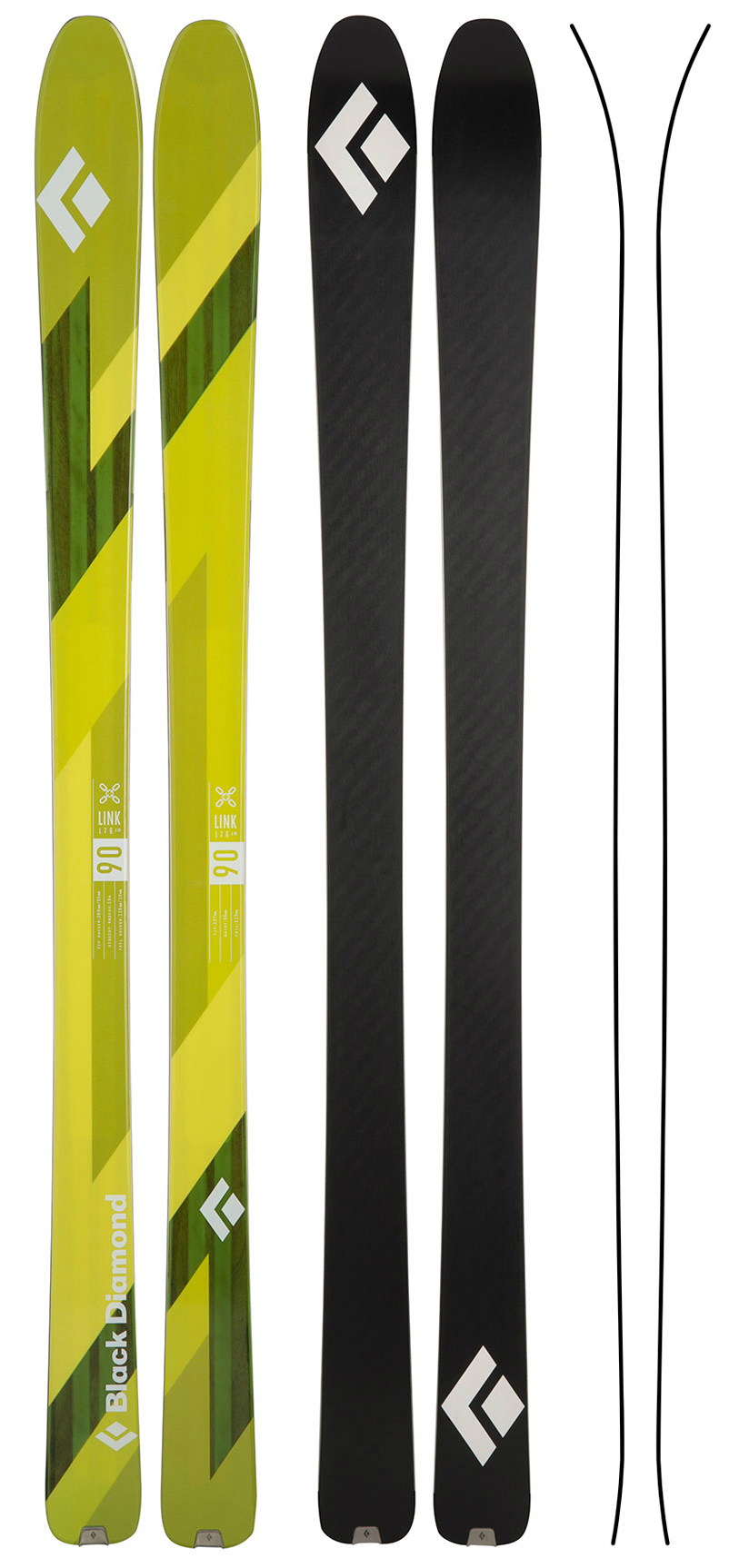 Black Diamond Link 90 Skis — CampSaver