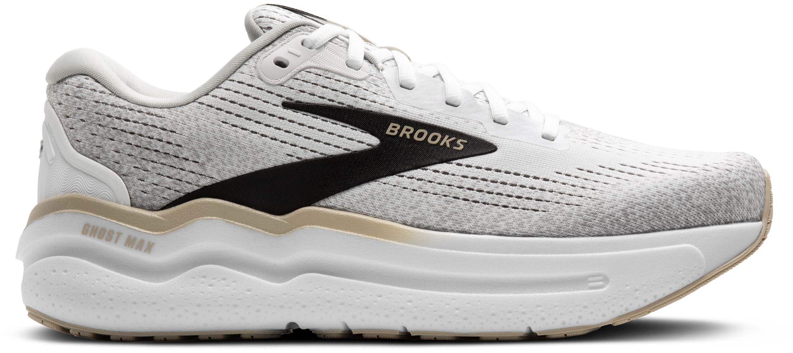 Ghost Max 2 Road-Running Shoes White/Pelican/Oyster Men’s 9D 110431-1D-125 Brooks Men main image 3