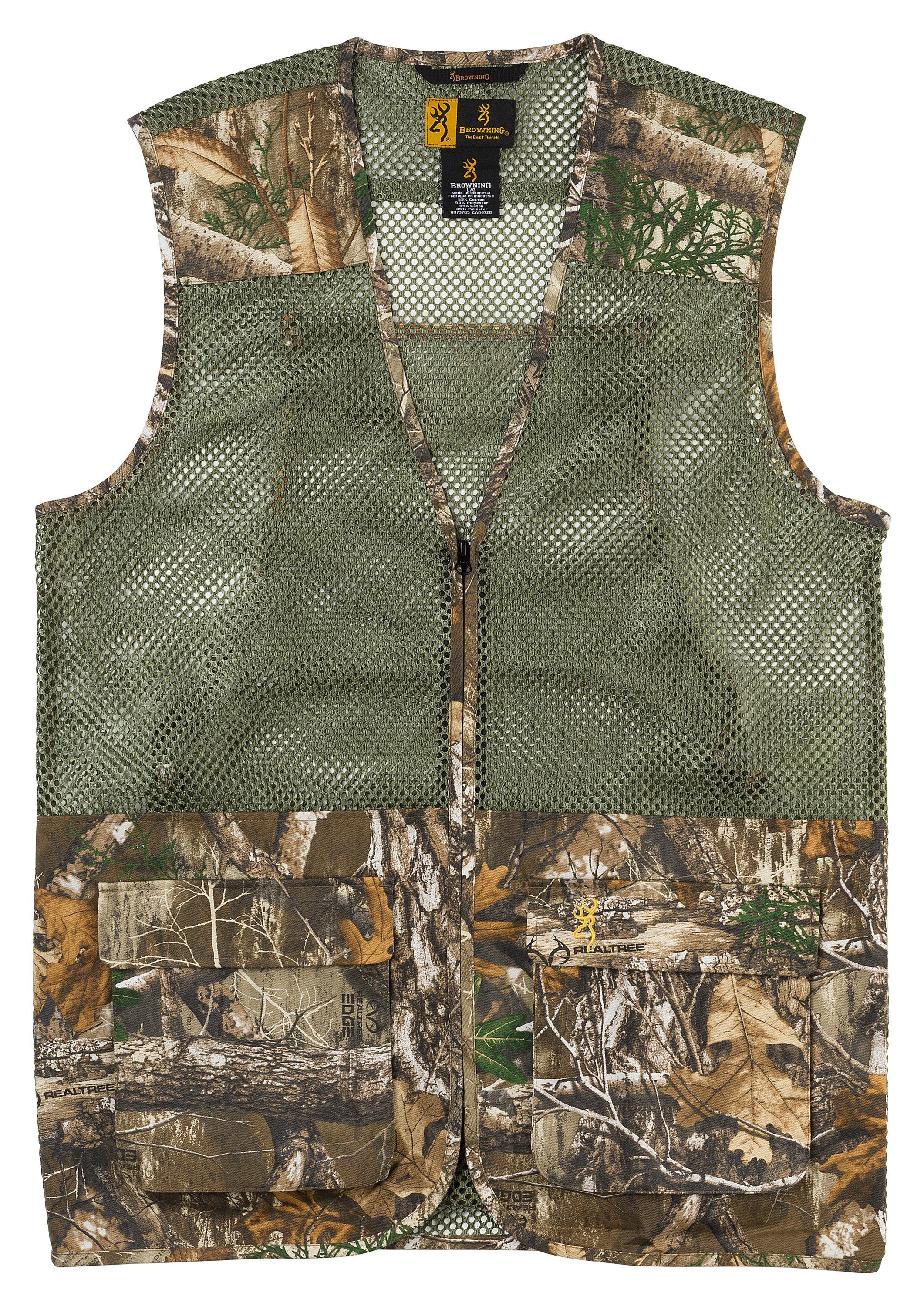 Browning Gilet in Pile Summit Olive