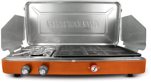 Brunton Profile Pro 2 Burner Stove w/grill surface — CampSaver