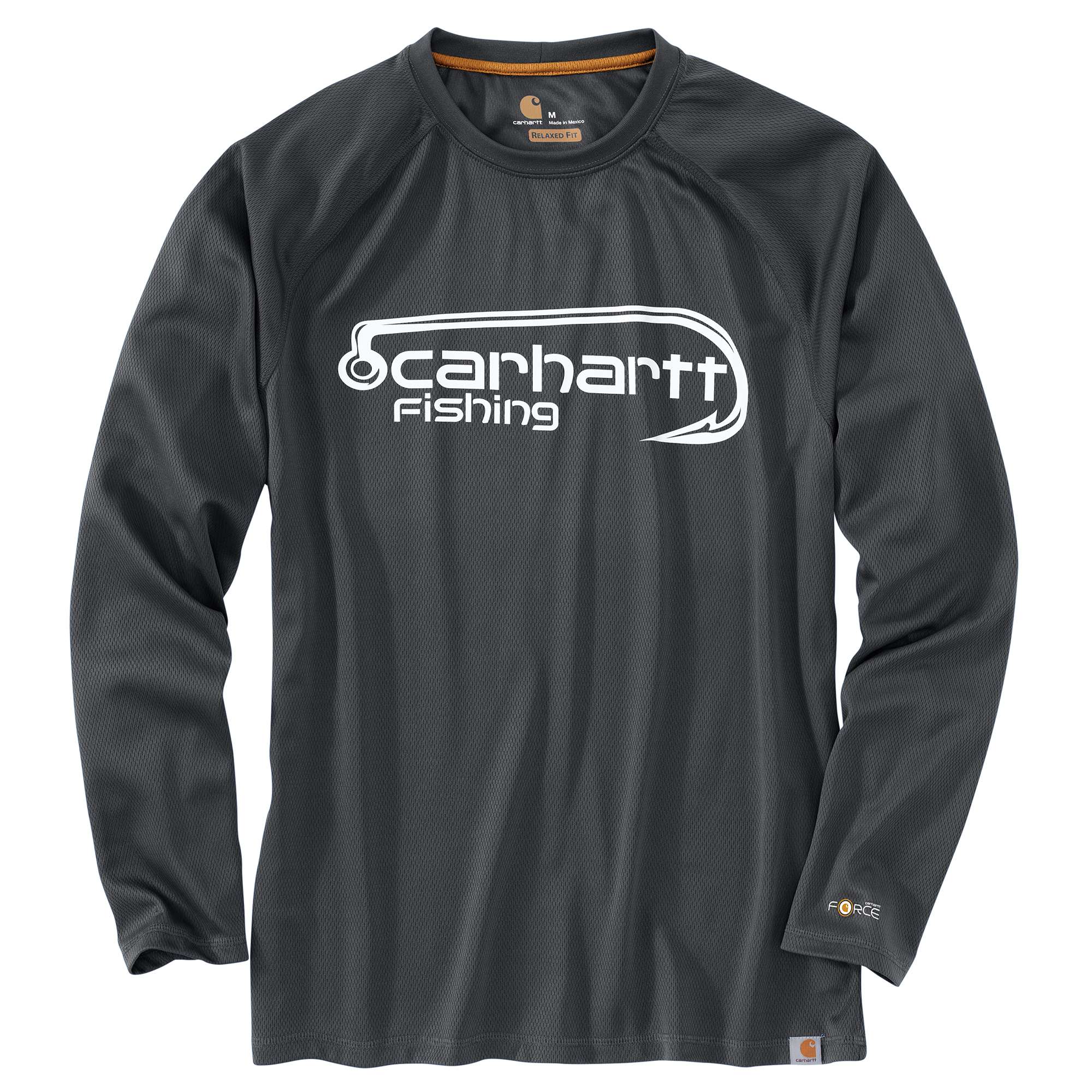 carhartt men's force fishing hook Carhartt Force Fishing Hook Graphic Long Sleeve T-shirt