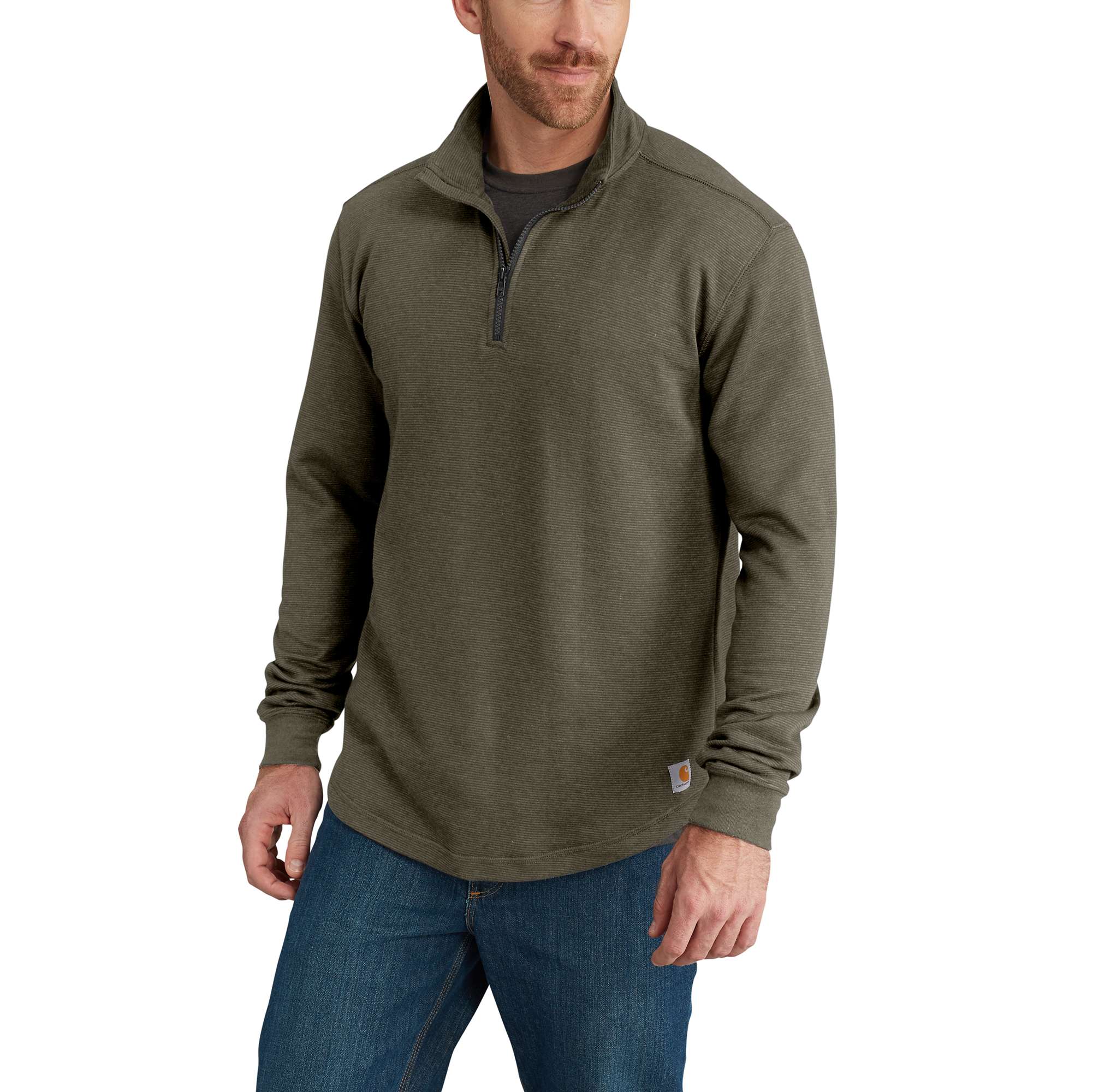 Carhartt Tilden Long Sleeve Mock Neck 1/4 Zip for Mens — CampSaver