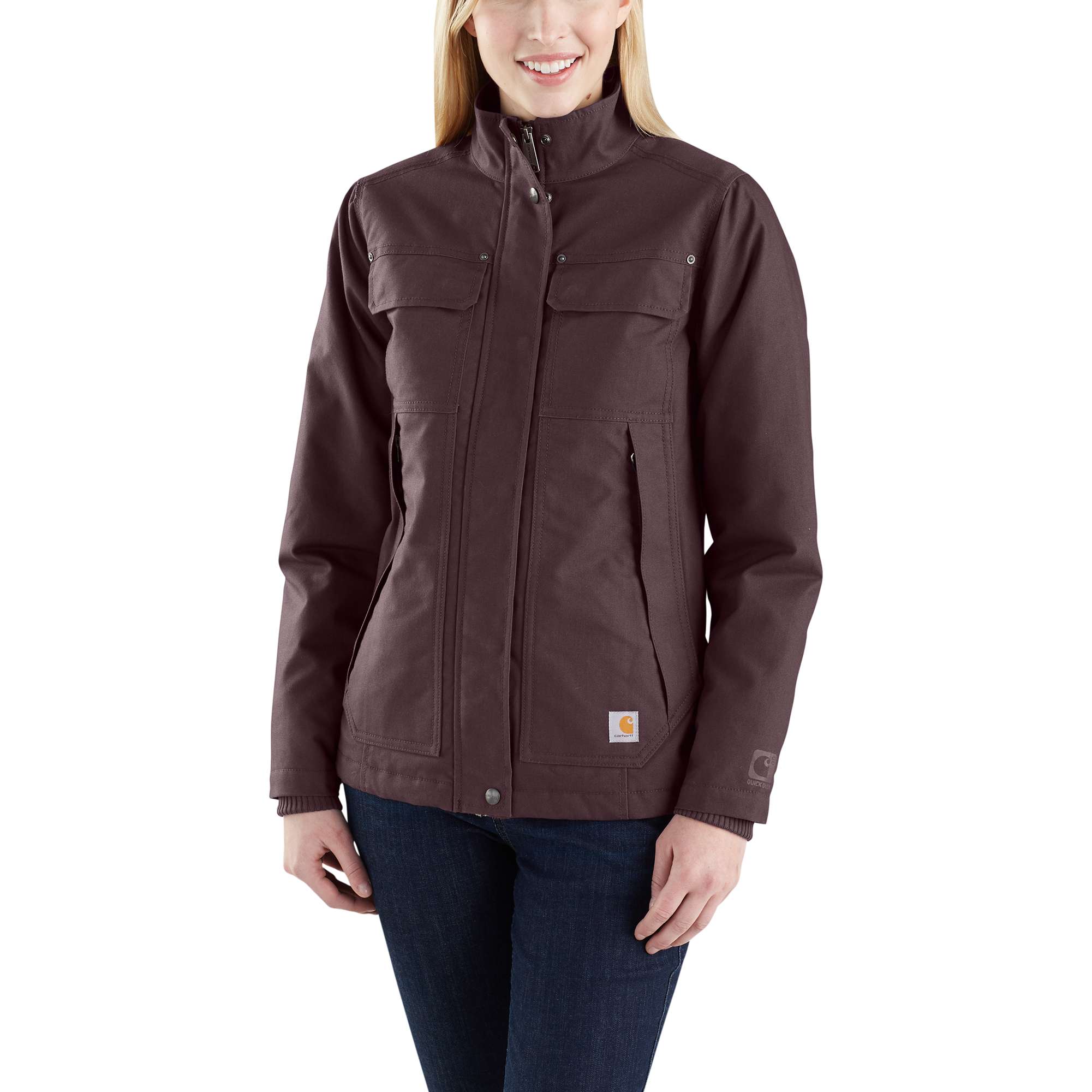 ジャケット・アウター Quick Duck Jefferson Traditional Jacket Carhartt Quick Duck Jefferson Traditional Jacket-Women's — CampSaver