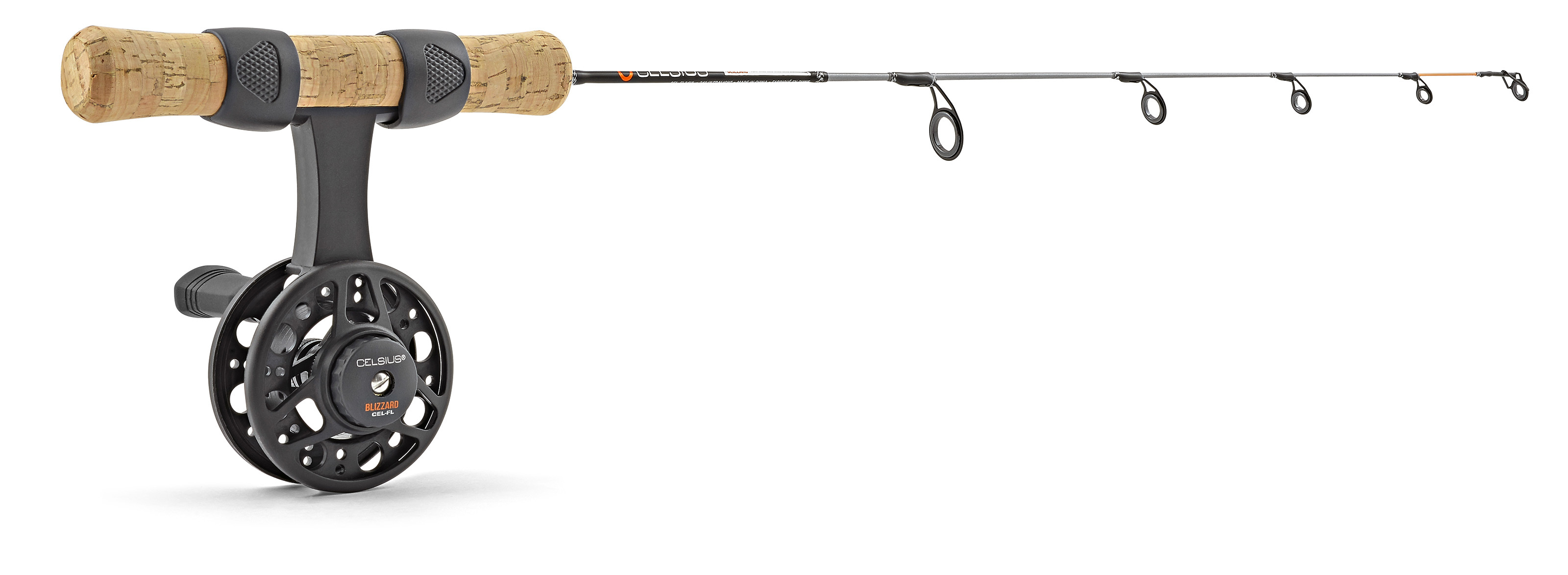 celsius fishing pole Multi 3 Pack Tip-Up with Tackle, One Size : Ice Fishing Tip Ups : Sports & Outdoors balanced design and a comfortable handle that ensures fatigue Celsius Blizzard Flat Line Combo