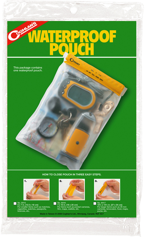 Coghlans Coghlans Waterproof Pouch 5in. x 7in.