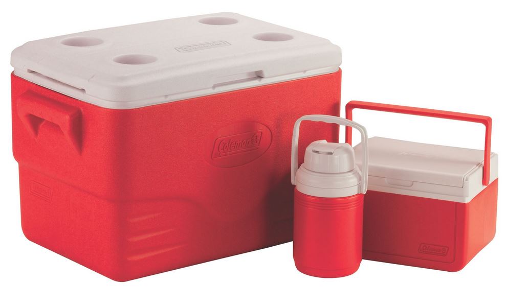 Coleman 3 Piece Cooler Combo, 36 Qt Cooler, 5 Qt Cooler, .3 Gal