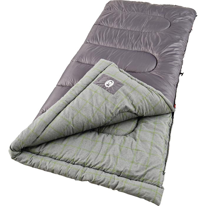 Coleman Outdoor Rectangular Flannel Sleeping Bag — CampSaver