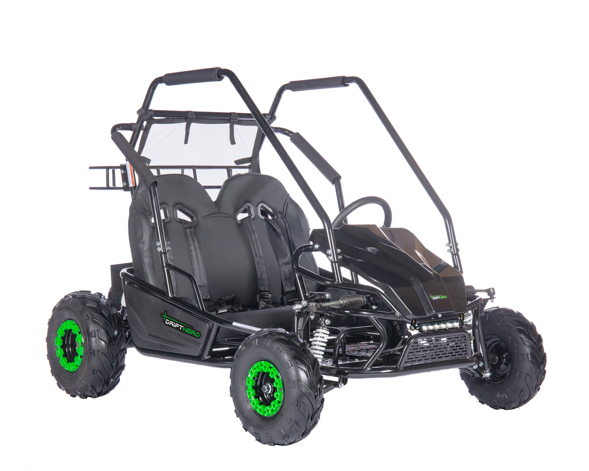 heroです。② Drift Hero 2 Seat Electric Go Kart — CampSaver