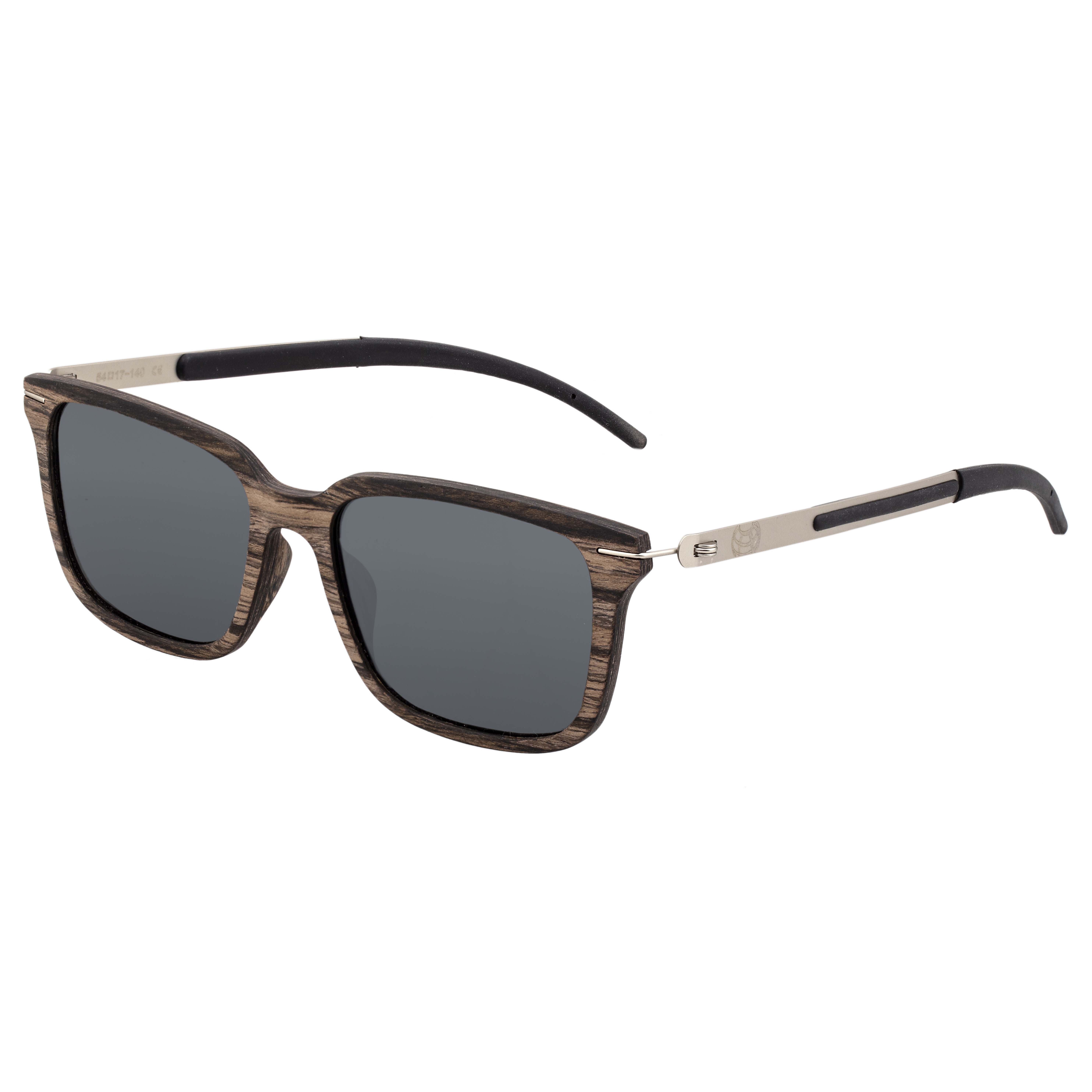Earth Wood Doumia Polarized Sunglasses — CampSaver display picture 3