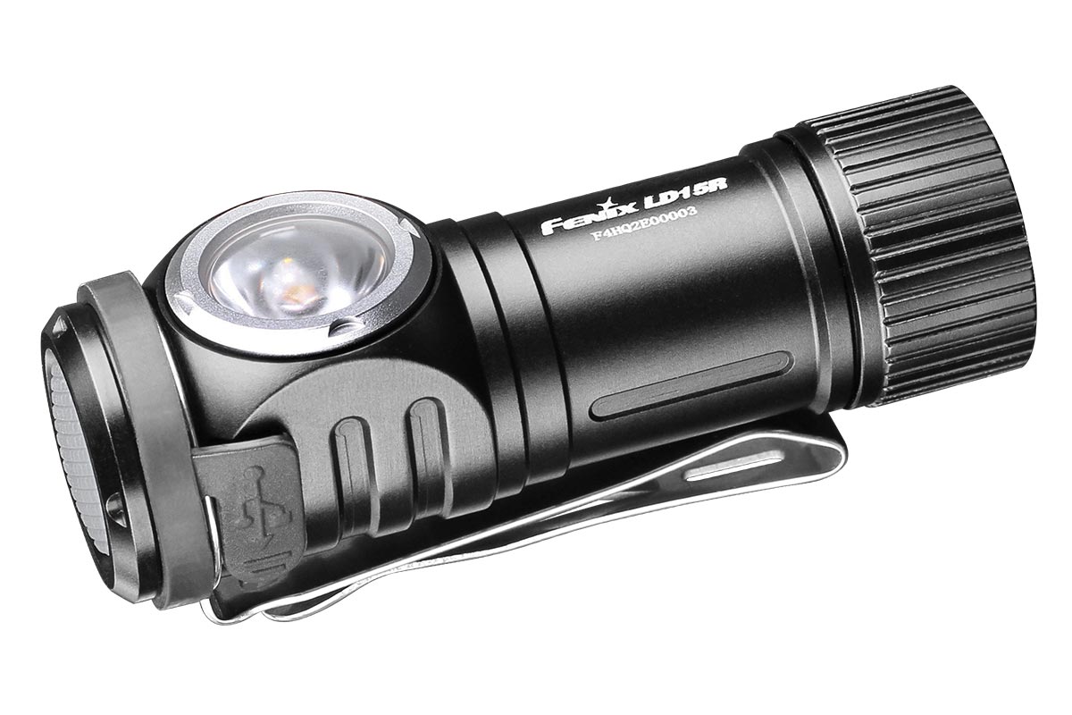 fenix 155 lm mc series flashlight LD15R With its compact shape and the accompanying body clip the TK15R provides for an easy and safe transportation Fenix LD15R Right Angle Flashlight