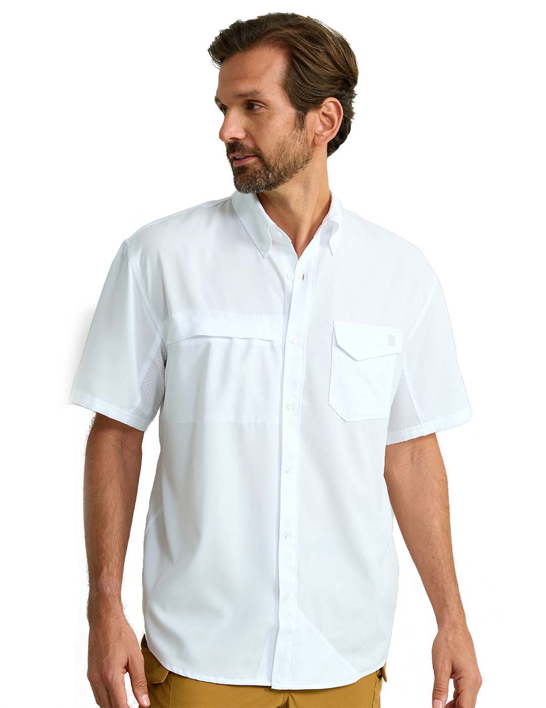 HUK Performance Fishing Tide Point Printed Short Sleeve Shirt