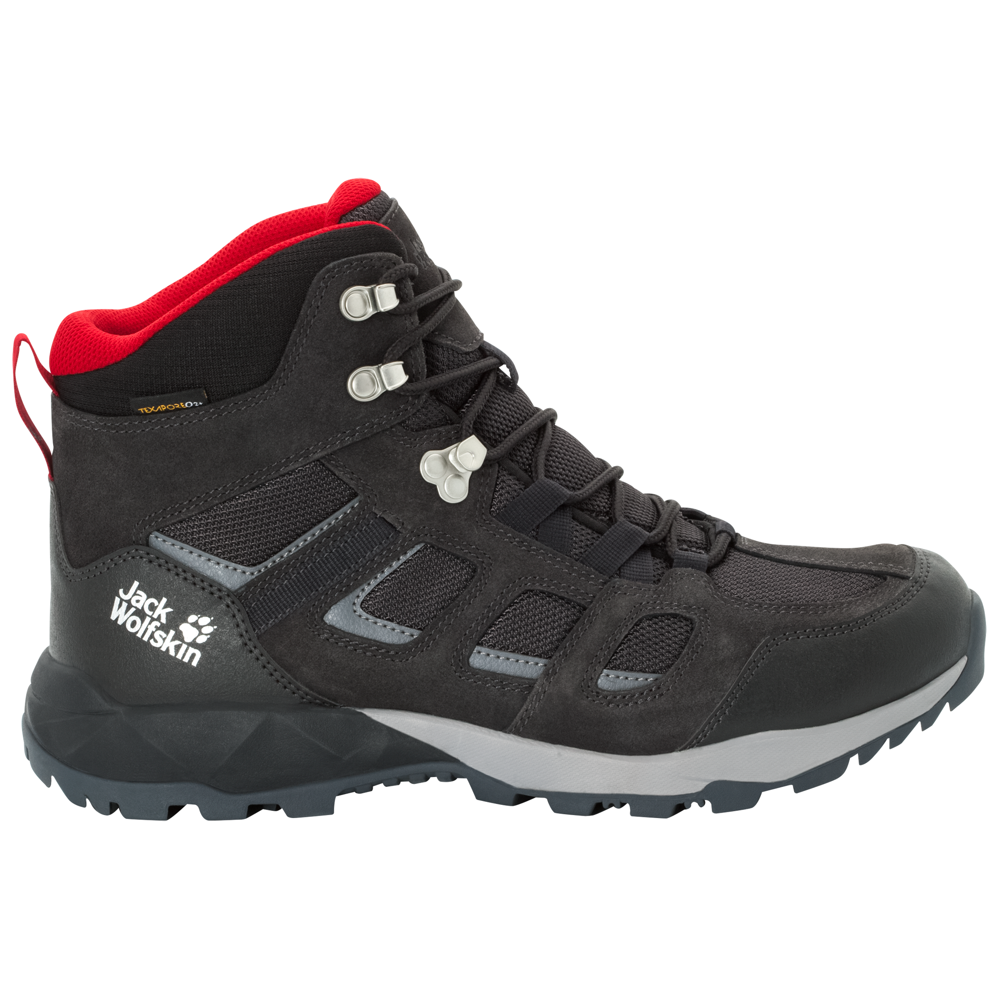 Jack Wolfskin Men\'s Black Hiking Boots Mens Jack Wolfskin Vojo3 Texapore Leather Black Hiking  main image 2