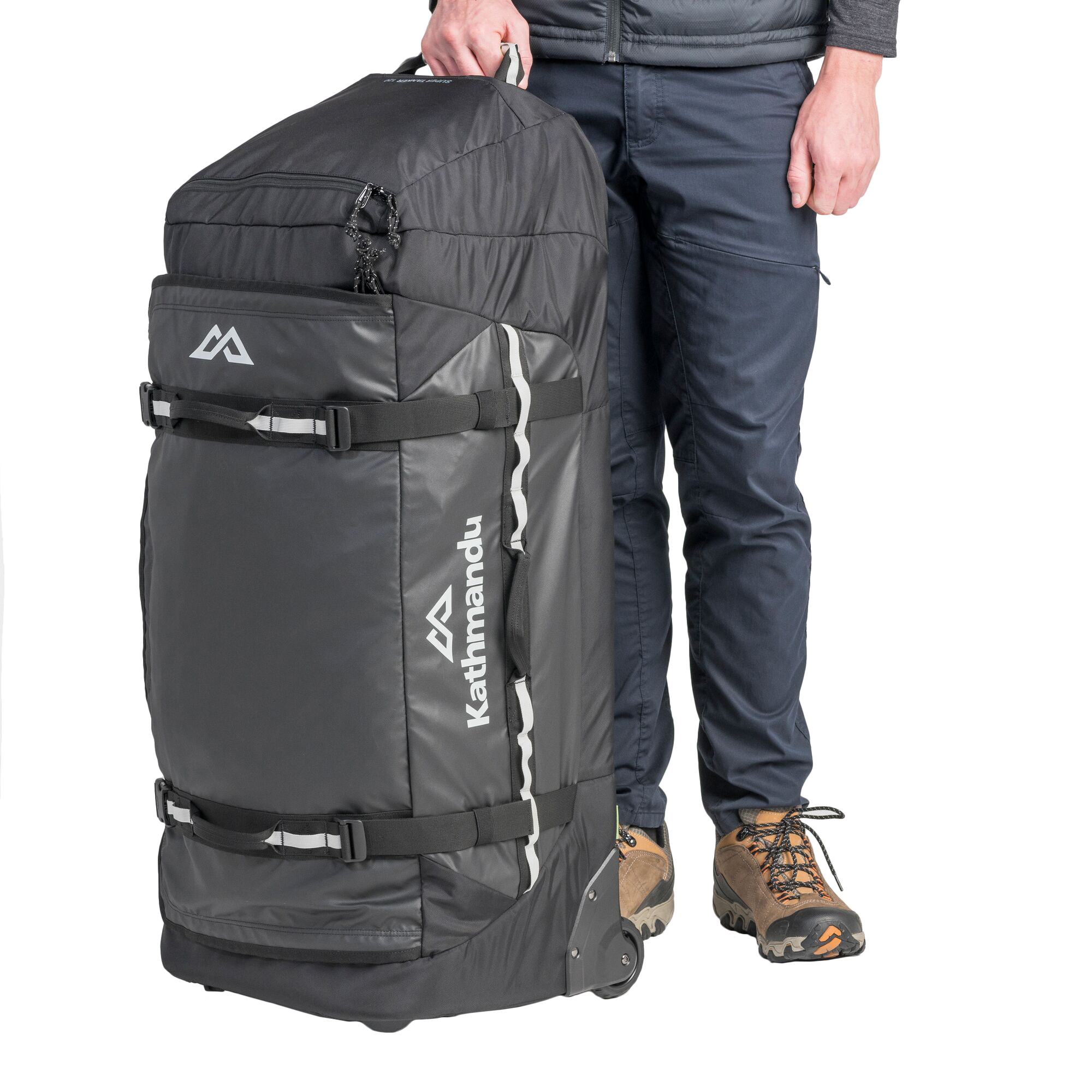 Kathmandu Super Tanker Trolley Bag — CampSaver