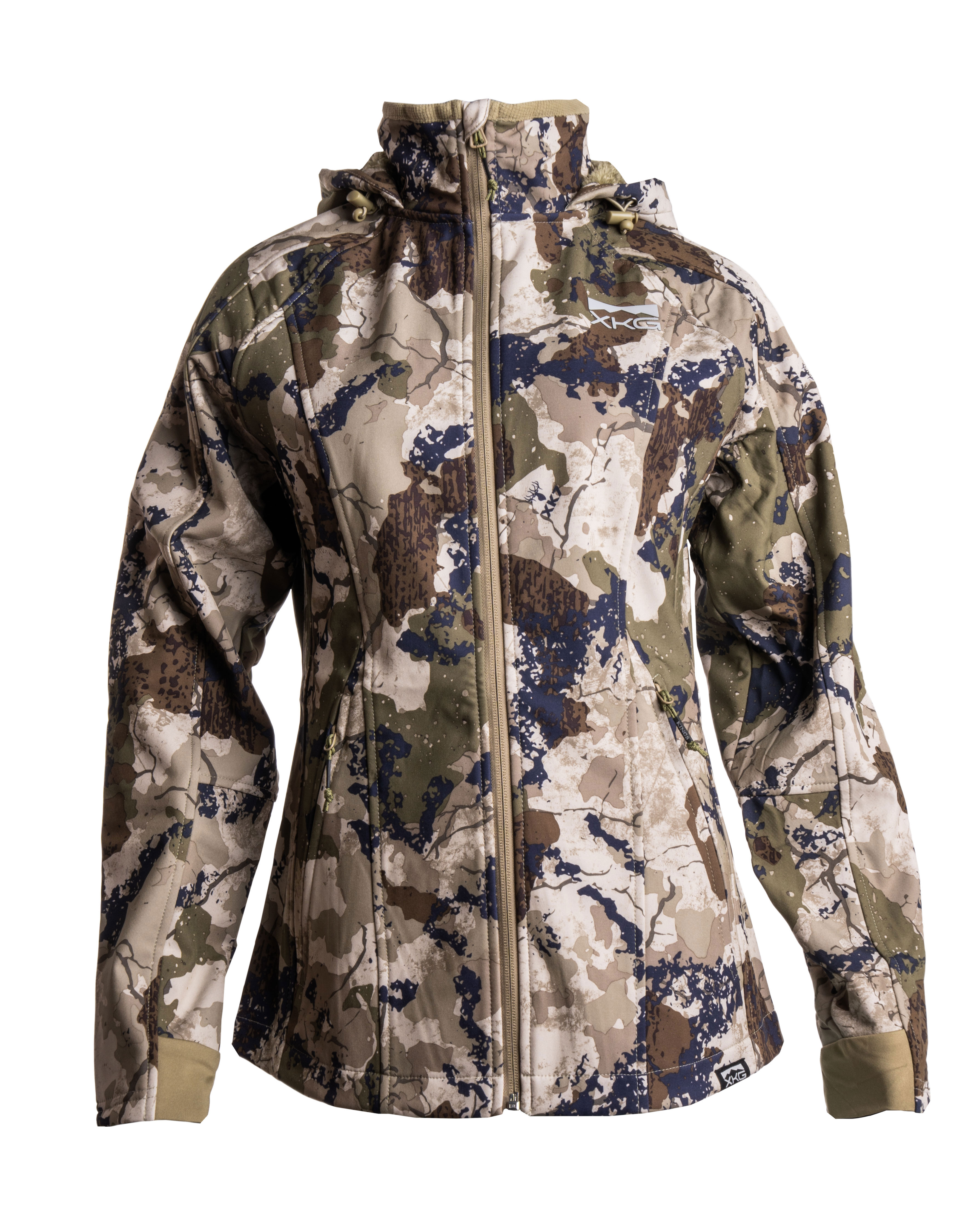 Women's Camo Shell Jacket ShooterKing Woodlands Softshell - Main Image
