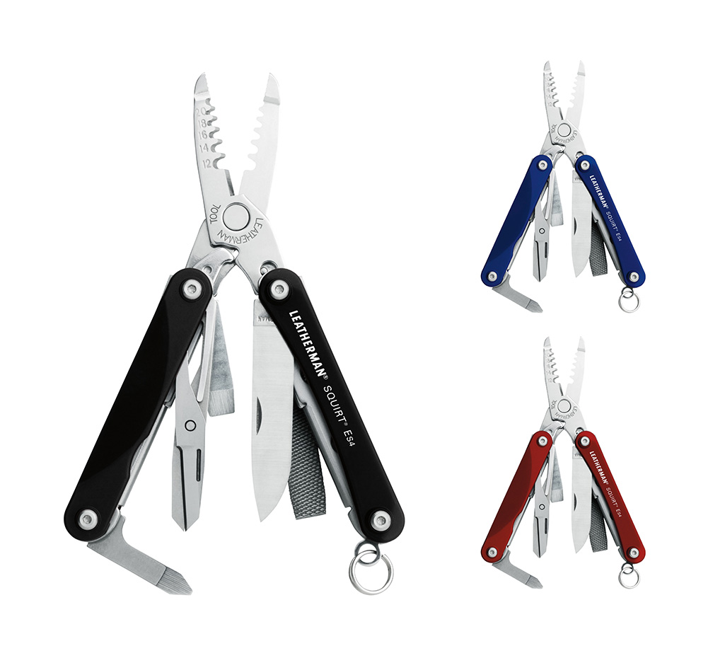 Leatherman Squirt ES4 Aluminum Handle Keychain Tool — CampSaver