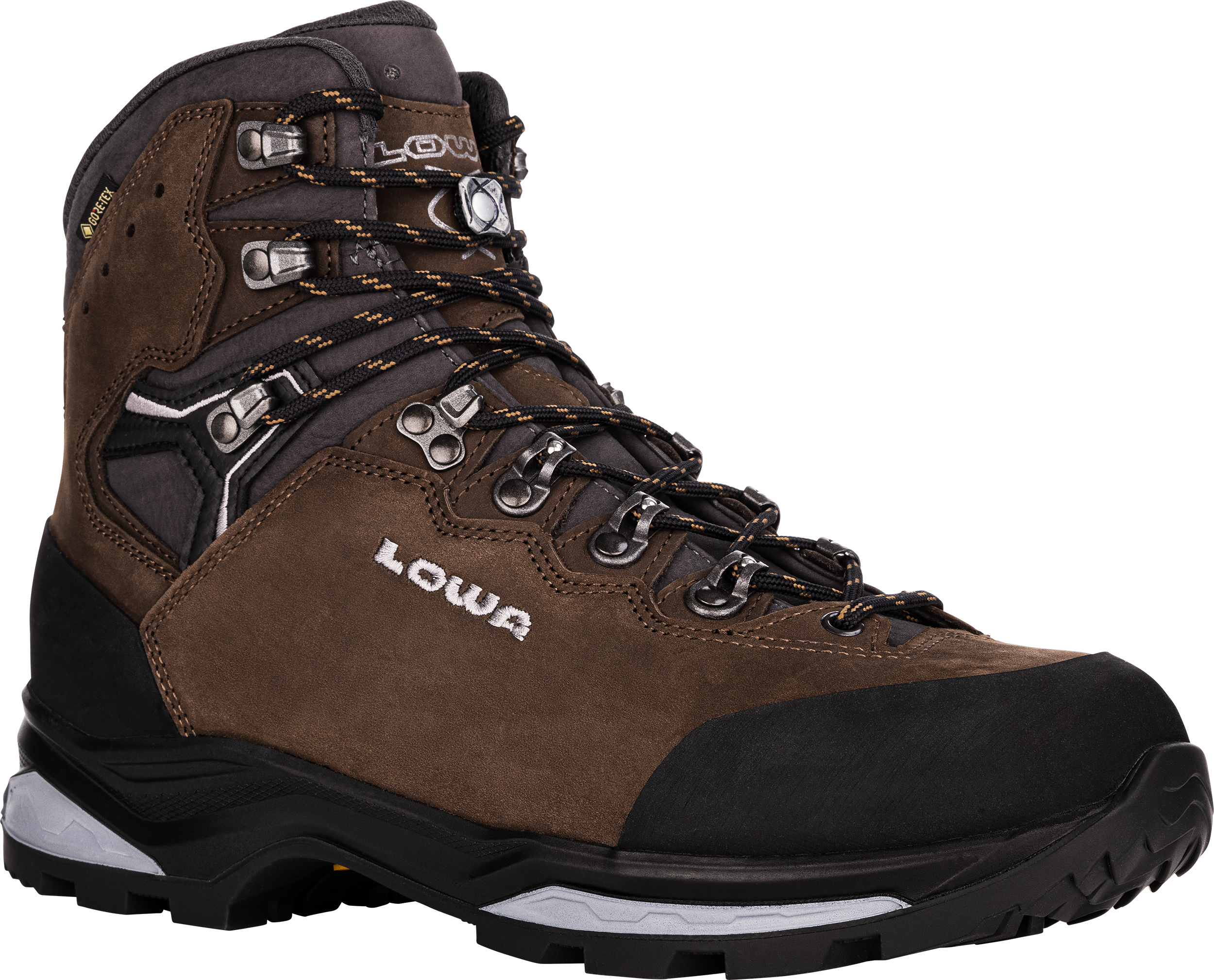Lowa Hiking Boots Mens Sz 10 Leather Waterproof Outdoor Brown Vibram Gore-Tex LOWA Brown Hiking Shoes & Boots for Men for sale | eBay main image 3