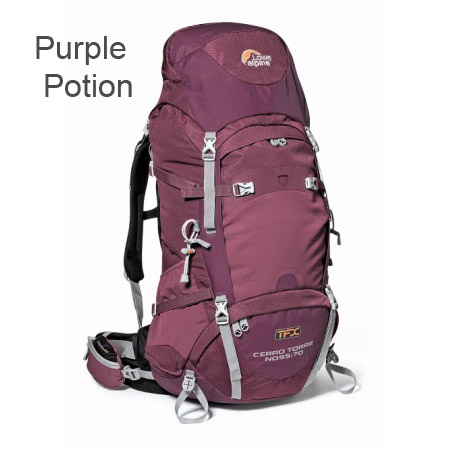 Lowe Alpine TFX Cerro Torre ND 55+15 - Purple Potion — CampSaver