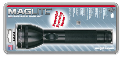 新品 MAGLITE ML100 LED 2-CELL C FLASHLIGHT Maglite ML100 LED 2-Cell C Flashlight in Display Box, Black