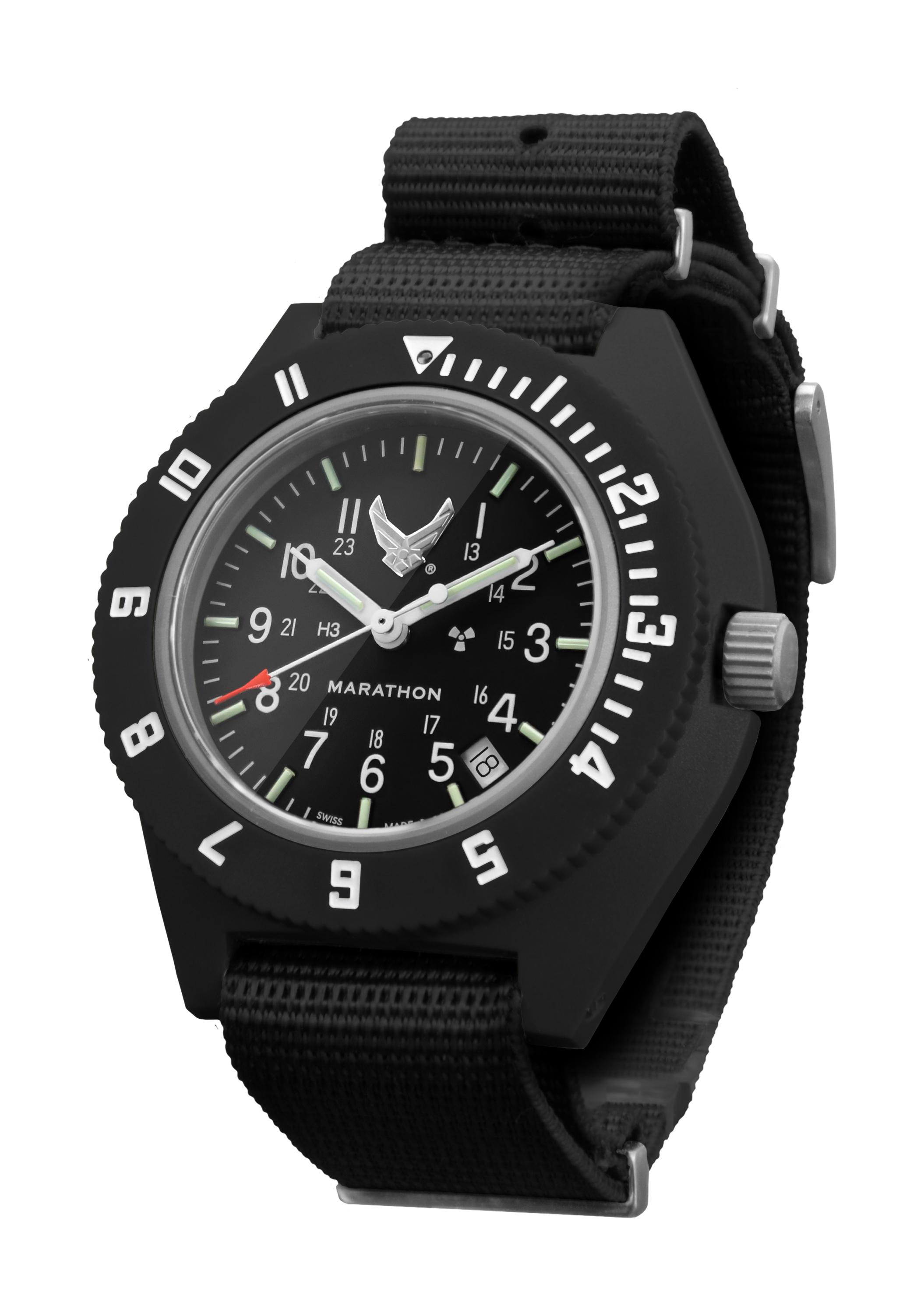 Marathon USAF Pilots Navigator Watch w/ Date — CampSaver