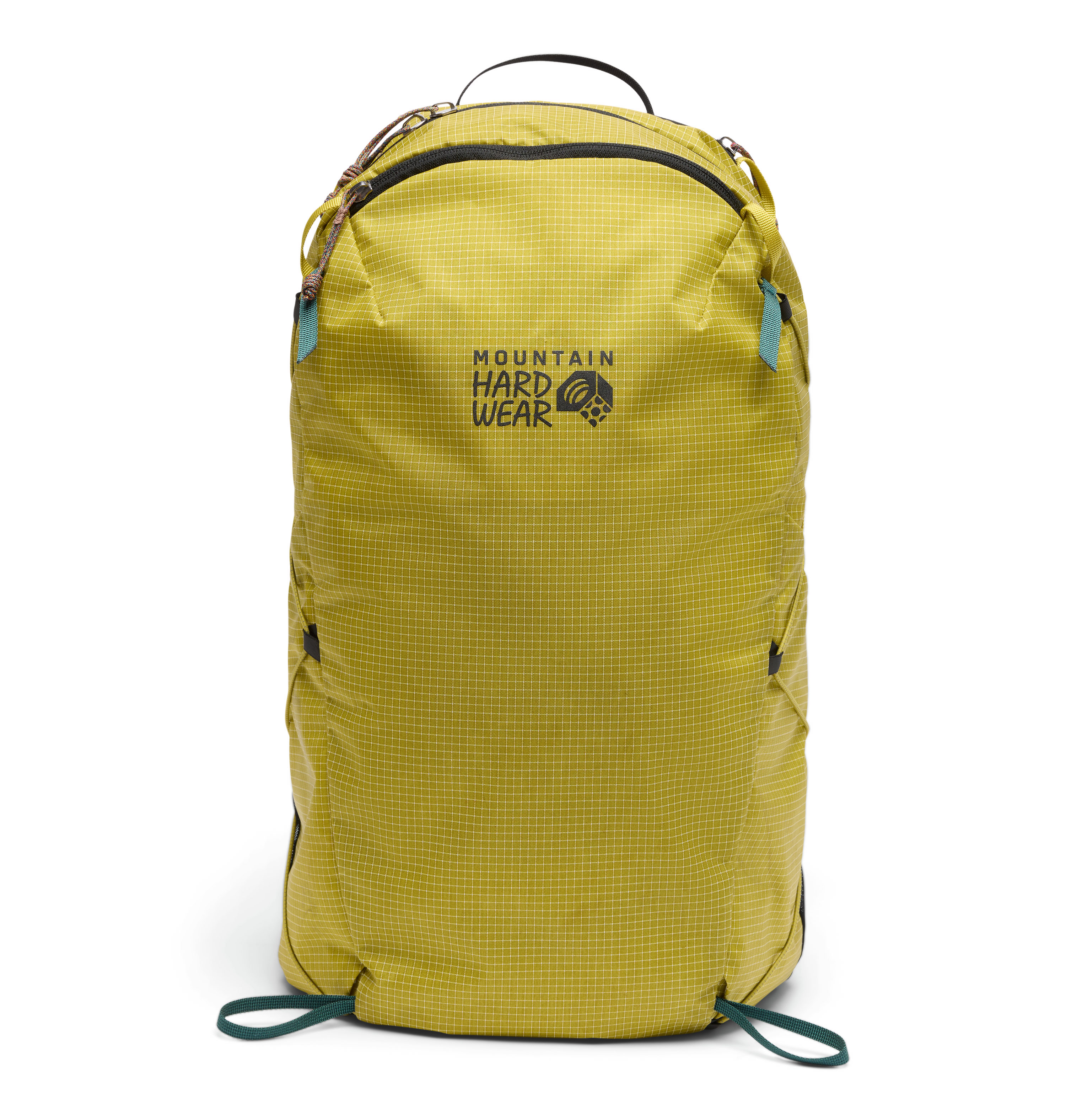 Hiking Backpack 20L With Rain Cover - Waterproof Daypack For Camping, Short-Distance Hiking, Adjustable Straps, Yellow