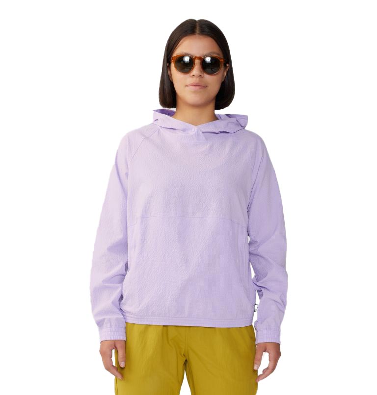 トップス OVERDYE WISTERIA SLEEVE HEAVY HOODY Mountain Hardwear Sunshadow Long Sleeve Hoody - Women's 1924091567