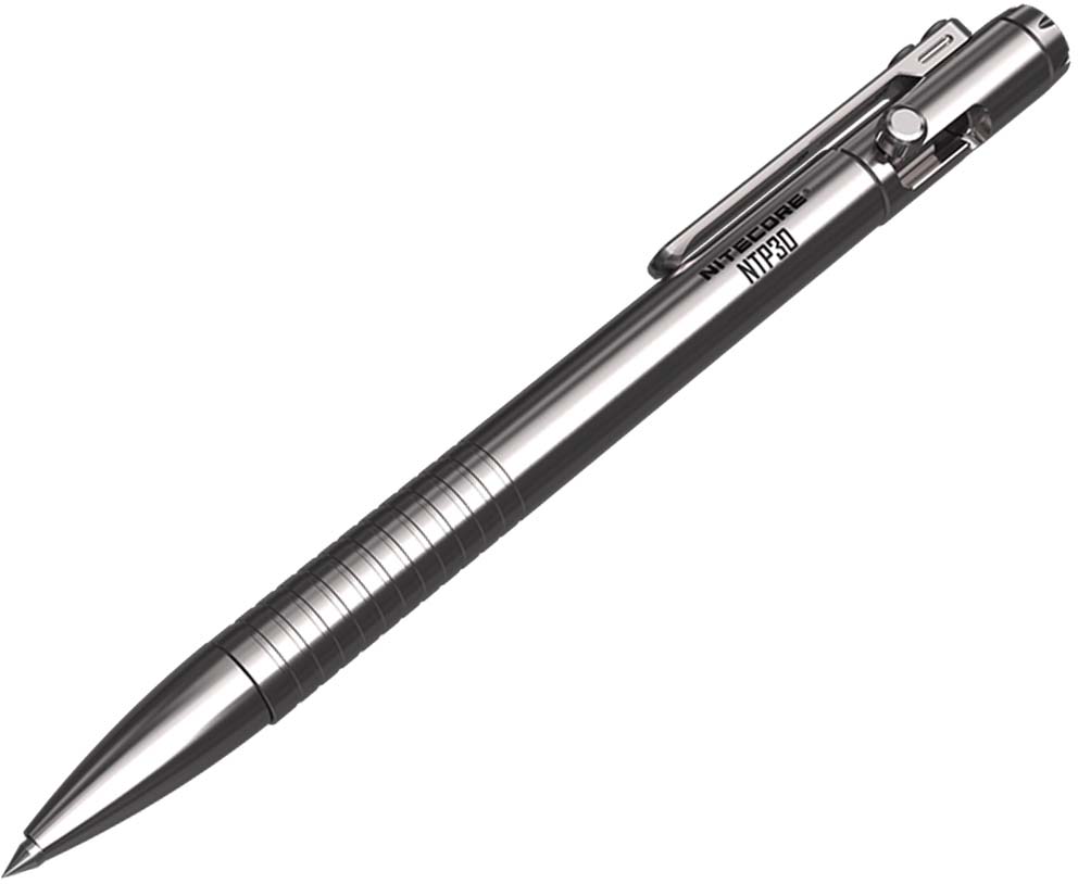 Nitecore NTP30 Titanium Bidirectional Bolt Action Tactical Pen PEN