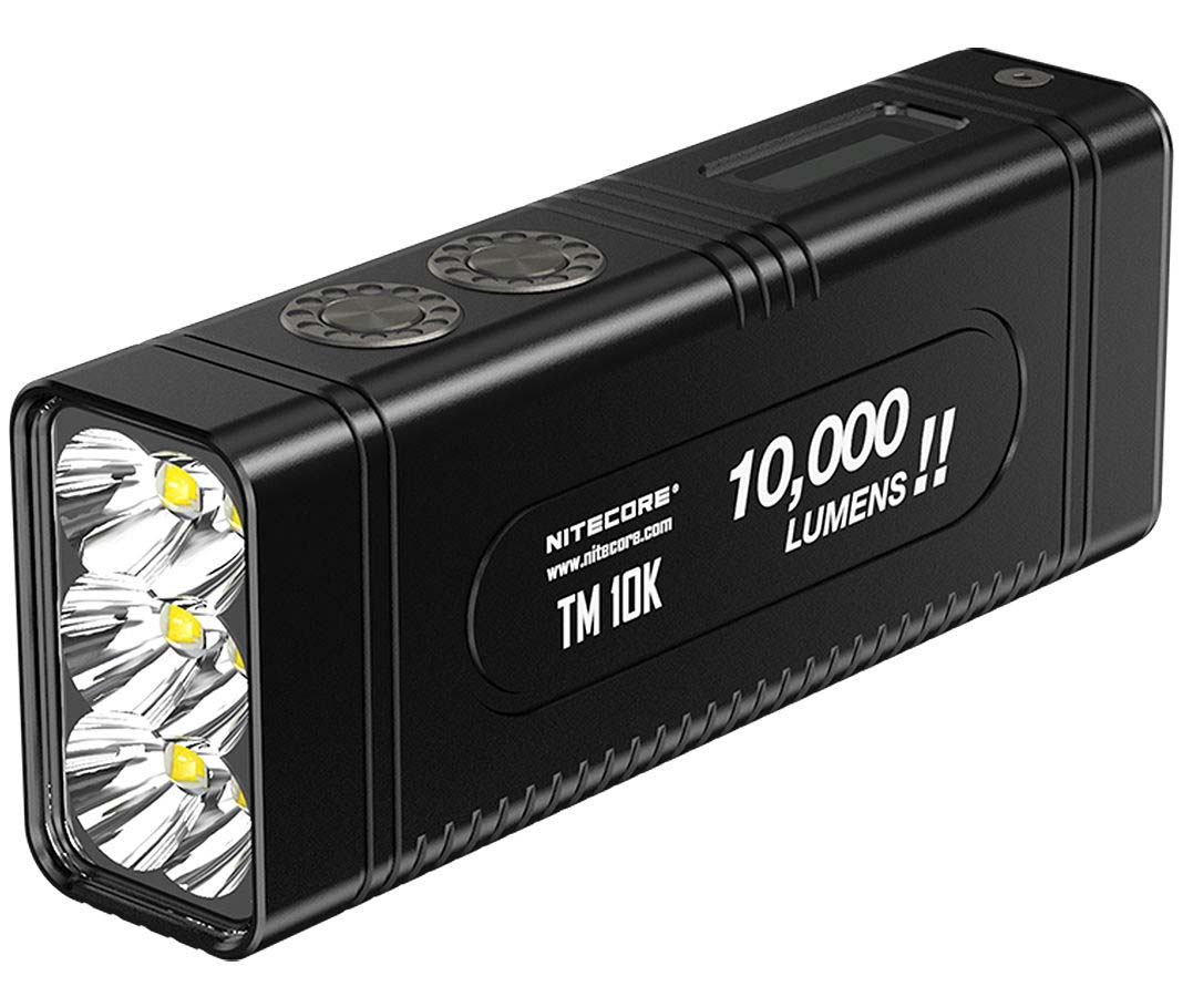 Nitecore TM10K CREE XHP35 HD Tiny Monster Burst Rechargeable Flashlight  6952506404711 , 16% Off with Free S&H  CampSaver
