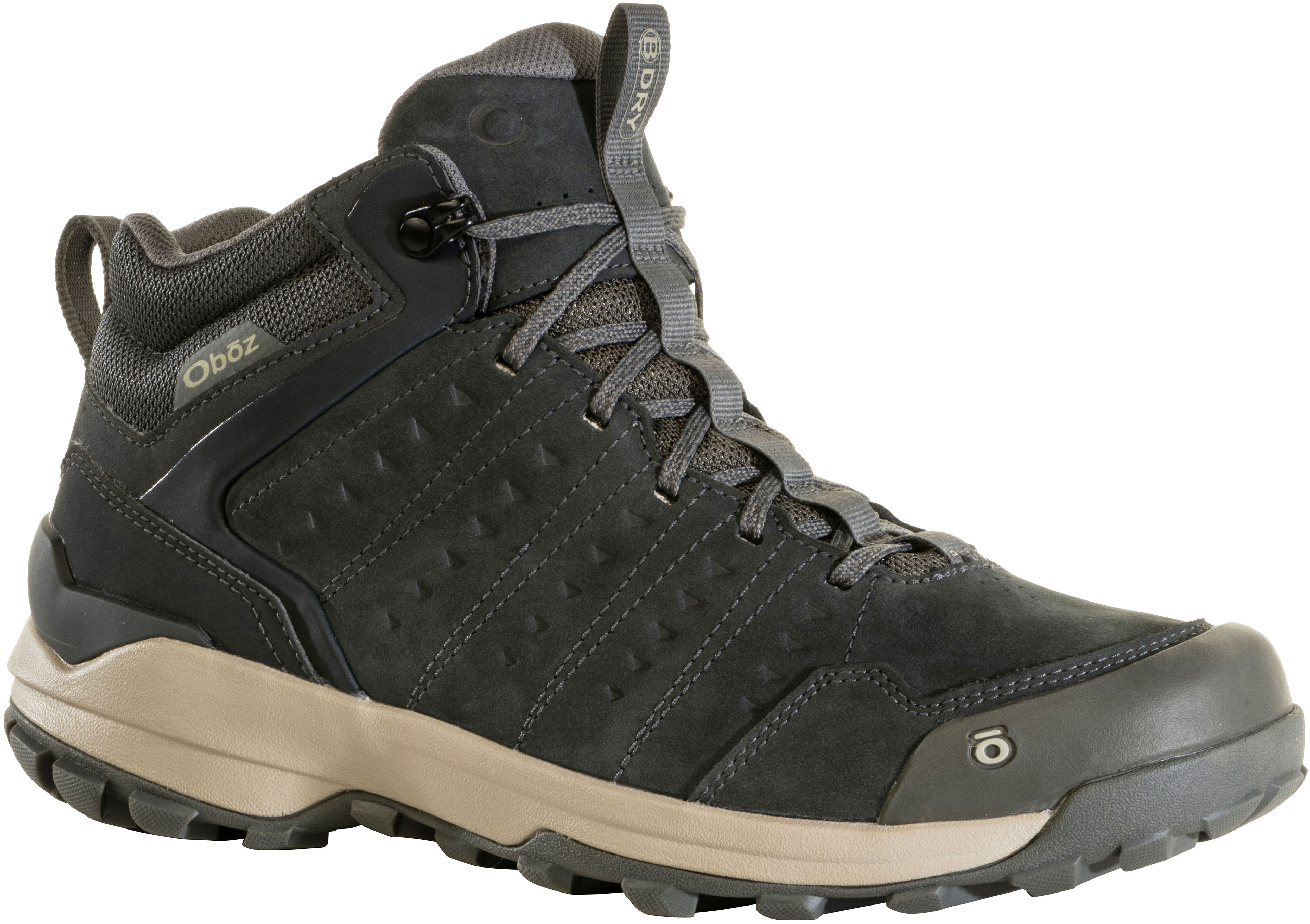 Oboz Bozeman Mid Leather Waterproof Boots - 10 Men OBOZ Bozeman Mid Leather B-Dry Waterproof Hiking Boots On  main image 3