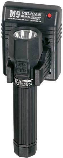 black knight m9 rechargeable flashlight Models Pelican 7050 Black Knight M9 Black Rechargeable Flashlight w/  Battery Stick only (w/out Charger) 7051B — CampSaver