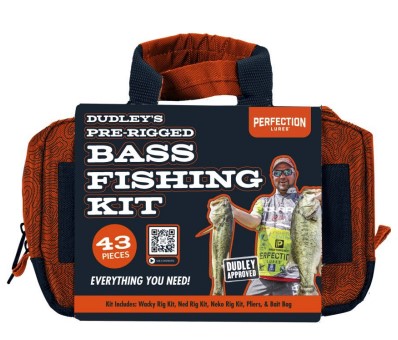 Perfection Lures Dudley's Pre-Rigged Bass Bait Kit w/Bag  CampSaver