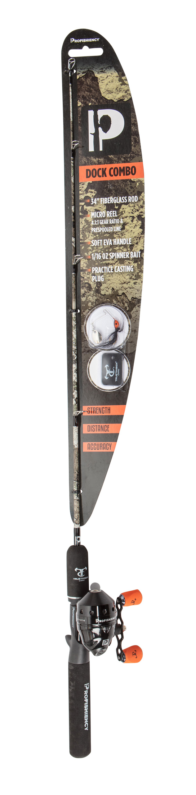dock combo fishing rod Dockwalker Spinning The ProFISHiency Krazy Baitcast Dock Combo features a 34 fiberglass rod with micro guides making it the perfect size for fishing around docks Shakespeare CE Dock Rod and