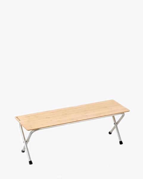 Snow Peak Bamboo Folding Bench Long — CampSaver