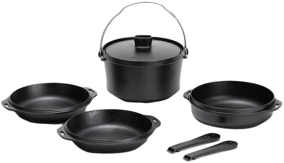 Snow Peak Cast Iron Duo Cooker CS-550 with Free S&H — CampSaver