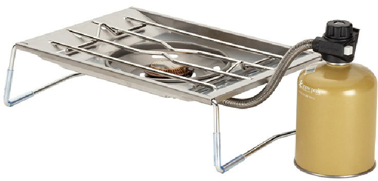 Snow Peak Flat Burner GS-450R-US with Free S&H — CampSaver