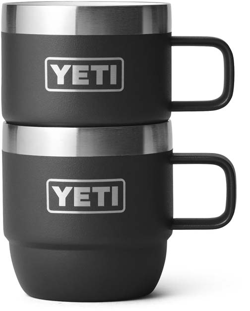 Yeti Rambler 6 oz Stackable Mugs w/Durasip Ceramic Lining - 2 Pack