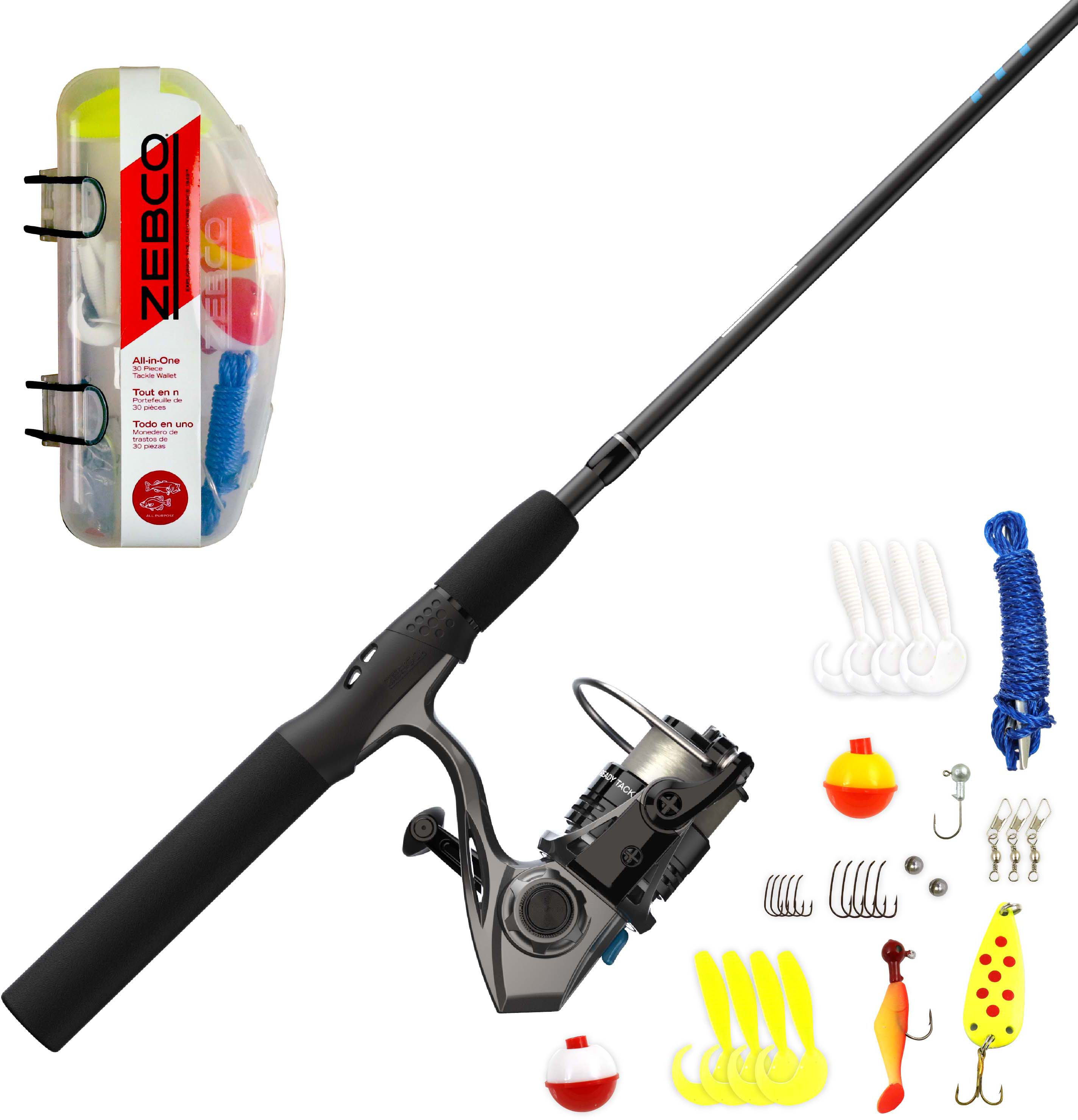 Tackle Zebco Fishing Pole Zebco 33 Micro Trigger Crappie Combo, 6'6"
