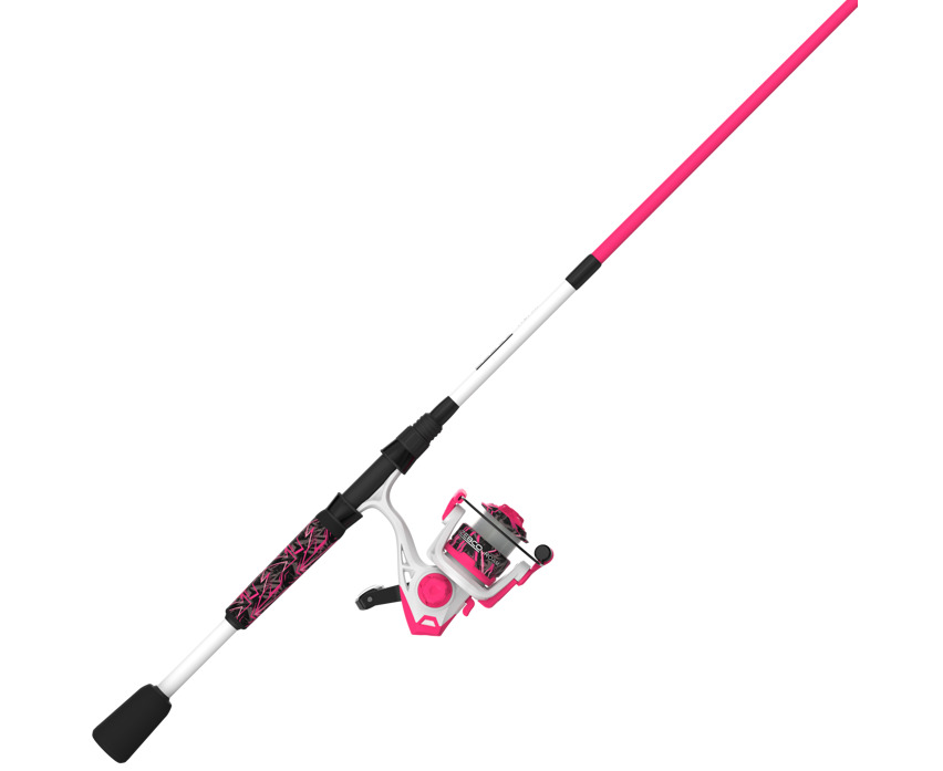 Zebco Roam Pink 30sz 6 ft 6 in Spinning Combo, 2 Pieces 21-44722