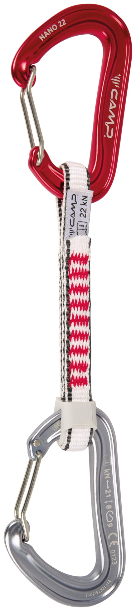 Set ultralehkých karabin C.A.M.P. Nano 22 Rack Pack 6pcs - C.A.M.P