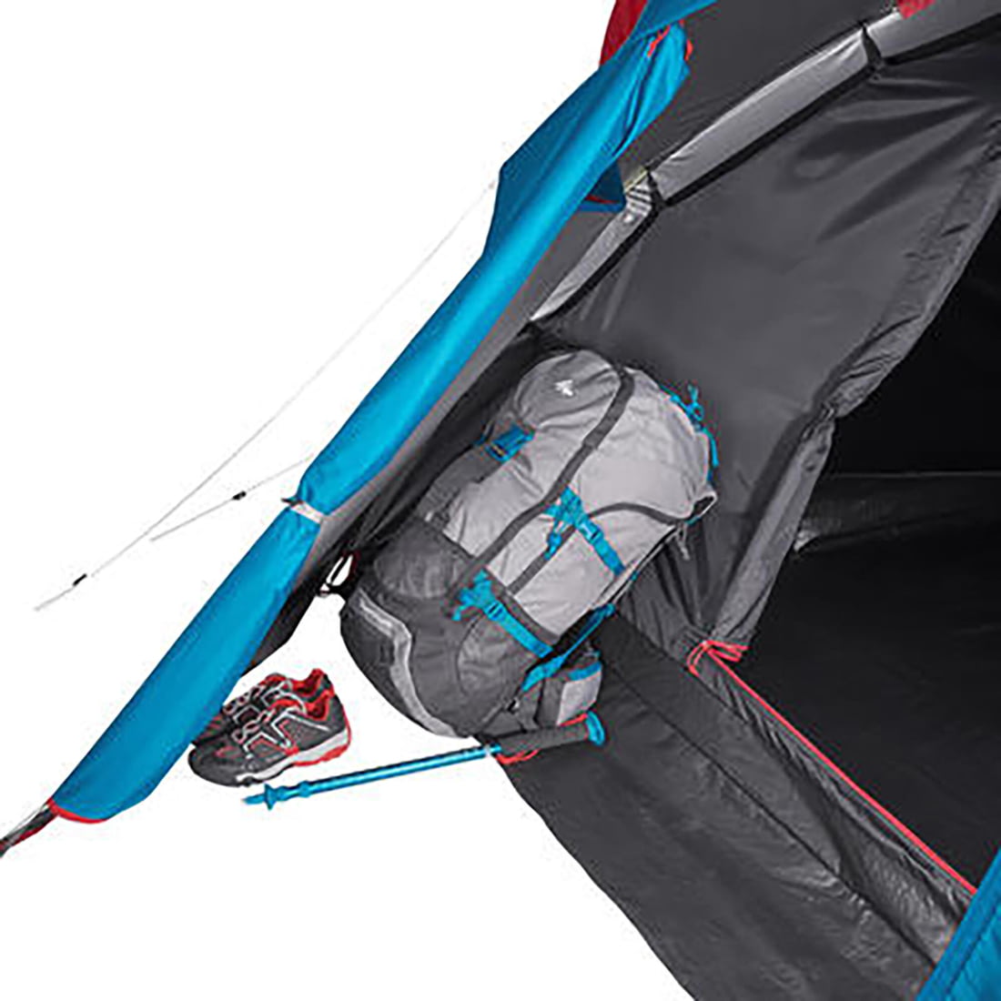 Decathlon Quechua Arpenaz Fresh & Black Waterproof Camping Tent For 3 ...