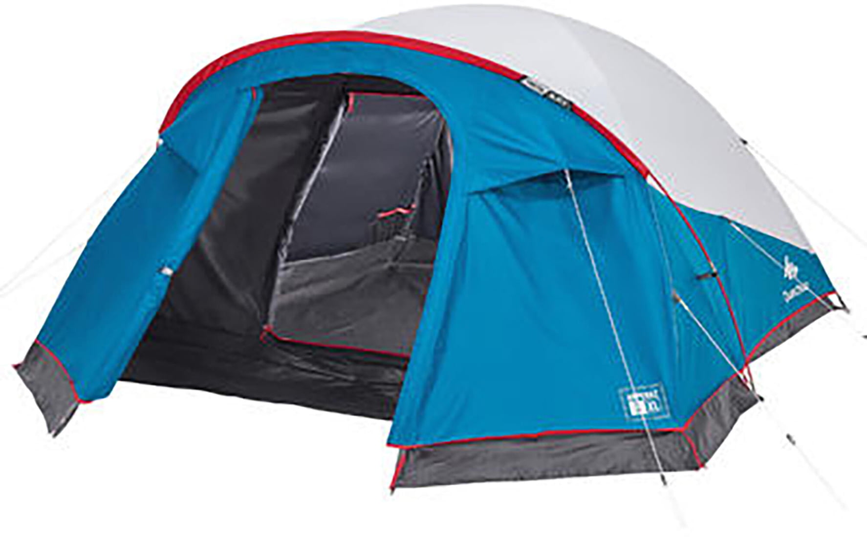 Decathlon Quechua Arpenaz Fresh & Black Waterproof Camping Tent For 3 ...