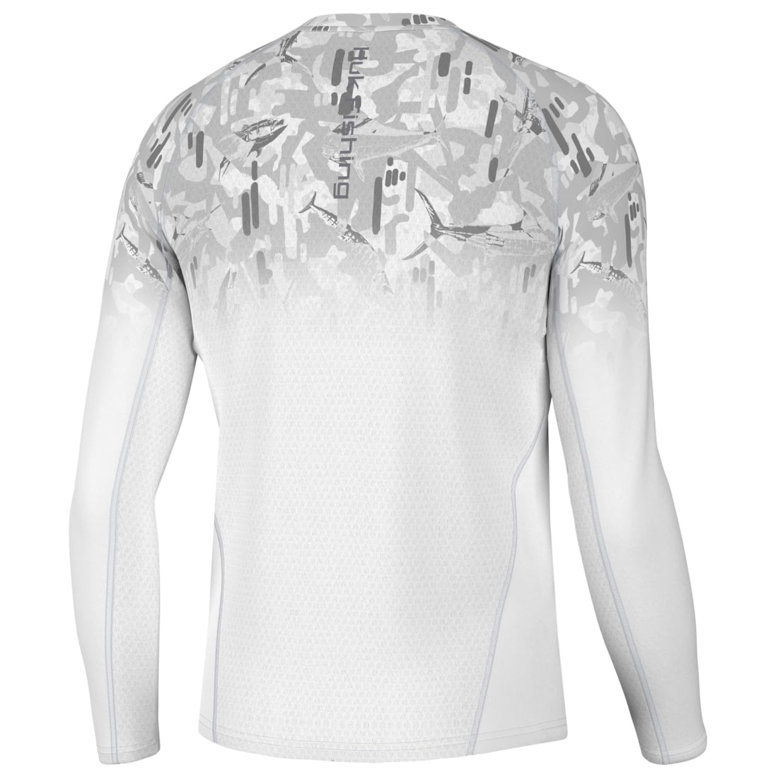 Camicia Manica Lunga HUK Performance Fishing Uomo - Icon X KC Rifrazione Mimetica Dissolvenza Colore Storm