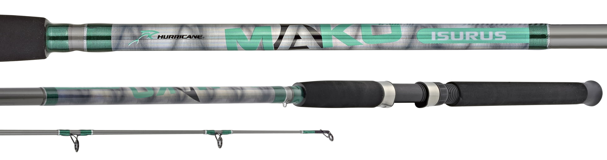 Hurricane Mako Inshore 2 Piece, Medium-Heavy 12-30lb, Spinning Rod ...