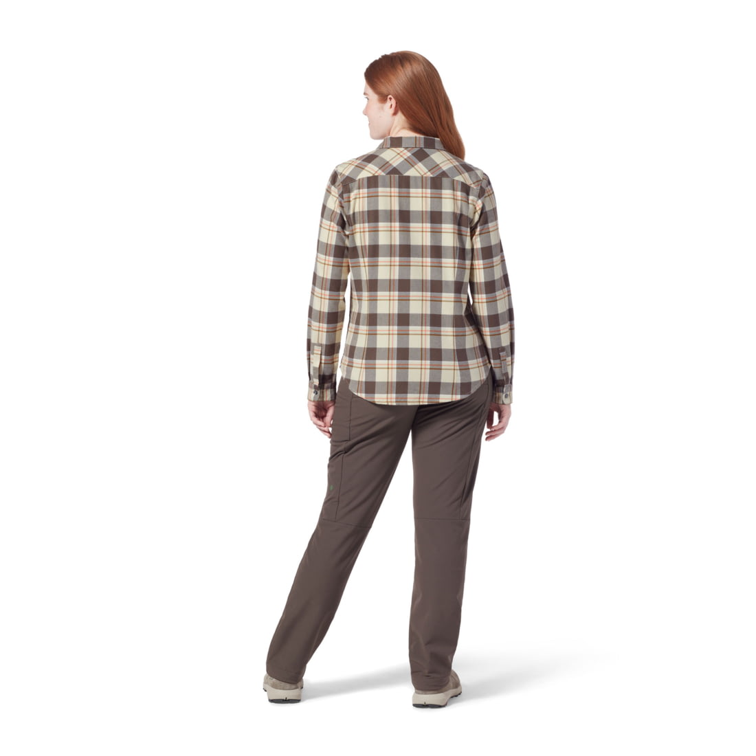 Vintage Royal Robbins Multi Plaid Check Long Sleeve Cotton Flannel Shirt