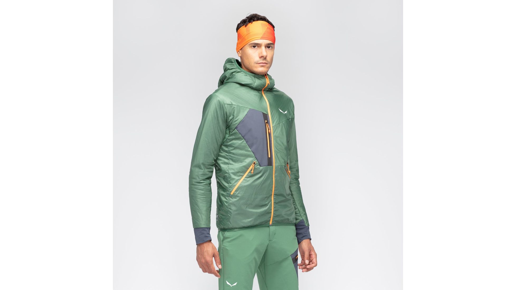 Chaqueta Salewa Pedroc Hyb. Para Hombre - Con Capucha, Tejido Técnico Para Tiempo Libre Y Deporte