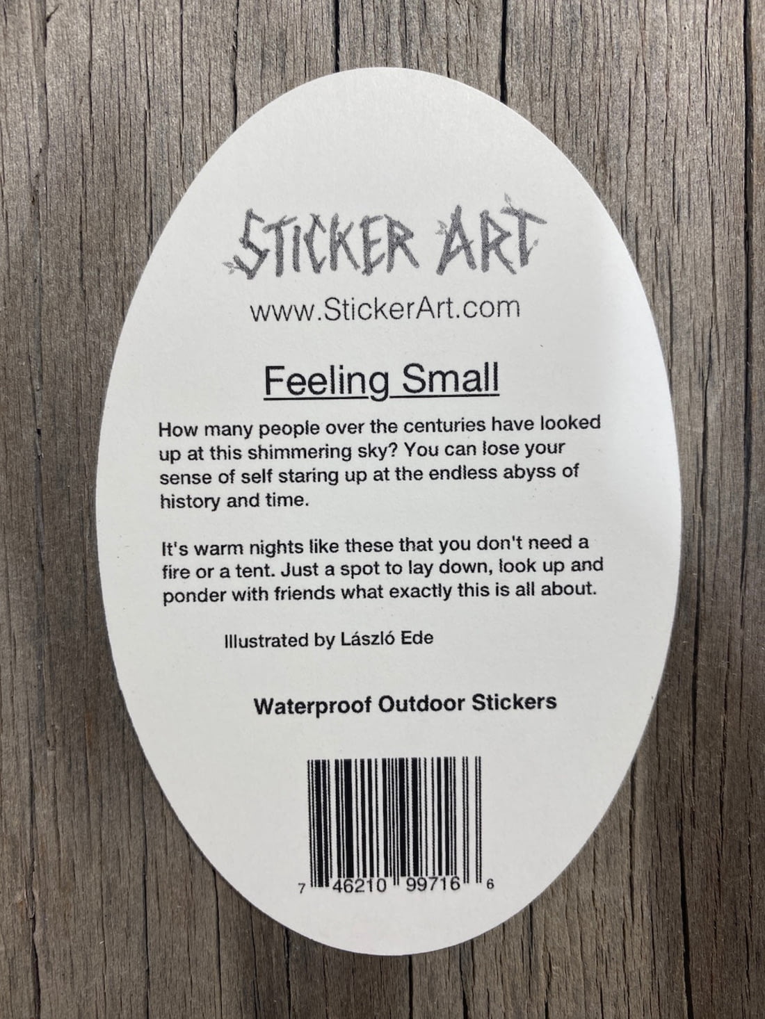 Sticker Freteling Sticker Art Feeling Small Sticker FEELING SMALL — CampSaver